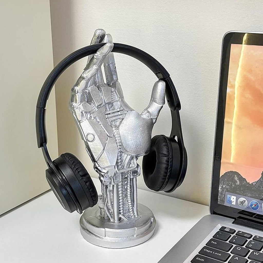 Mechanical Hand Sculpture Headphone Holder