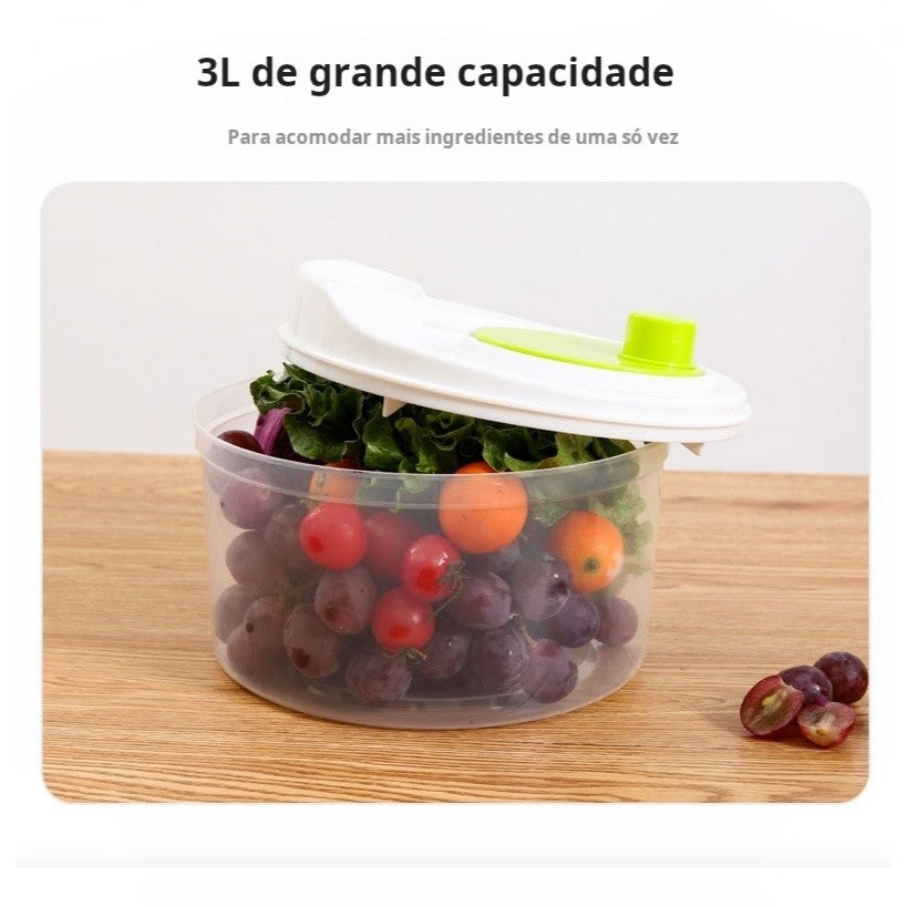 Salad Spinner 3L Capacity Vegetable Washer