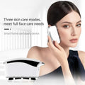 Portable LED EMS Gua Sha Facial Massager with illuminated display and massage head